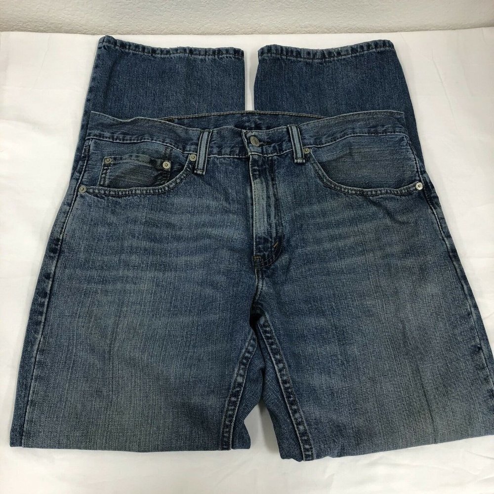 Mens Levi Strauss 559 W33 L30 Jeans Medium Wash - Picture 7 of 10
